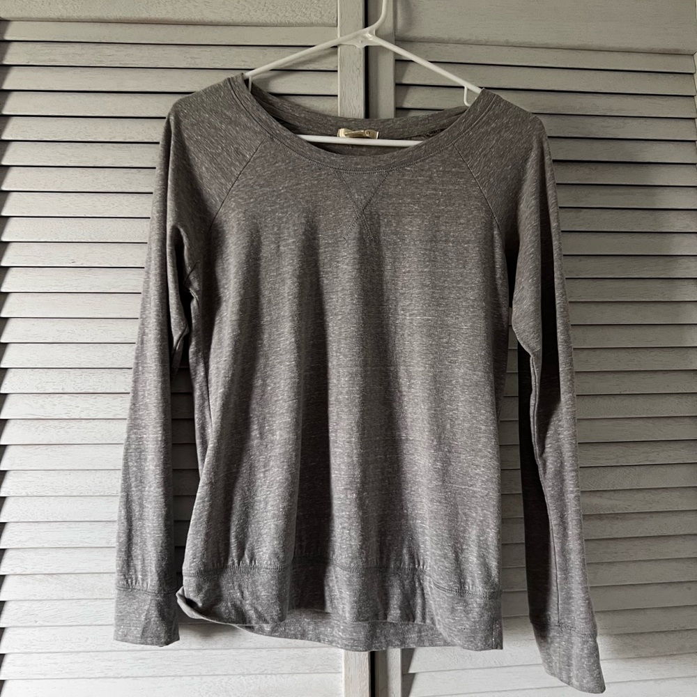 Long sleeve grey shirt size medium